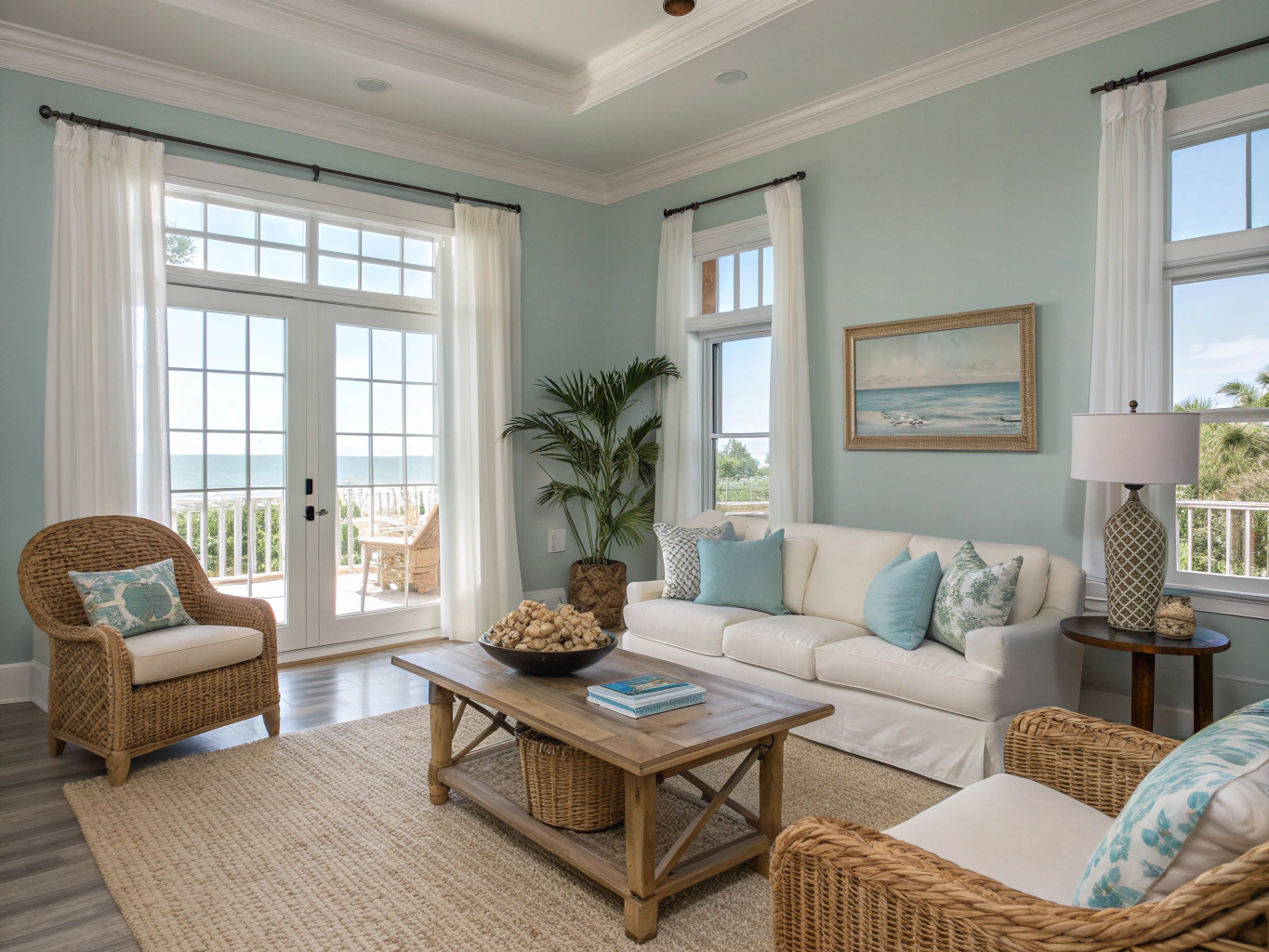 Harmonious interior and organized coastal home in Boca Raton